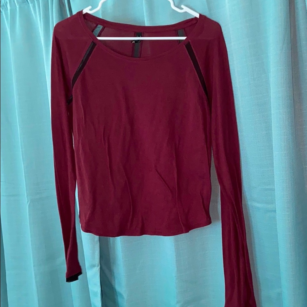 Maroon/burgundy long sleeve